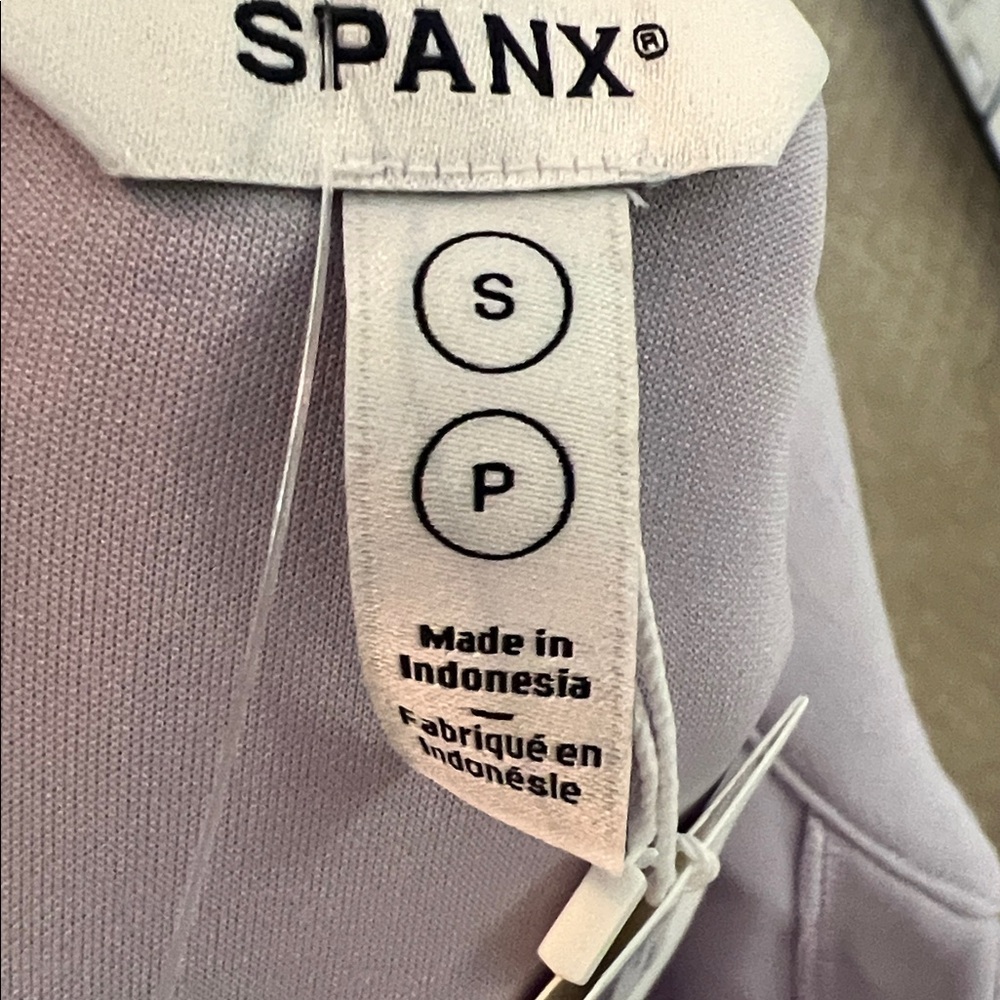 NEW SPANX Air Essentials Light Purple Sleeveless Collared Polo Tank Sz S - Picture 4 of 8